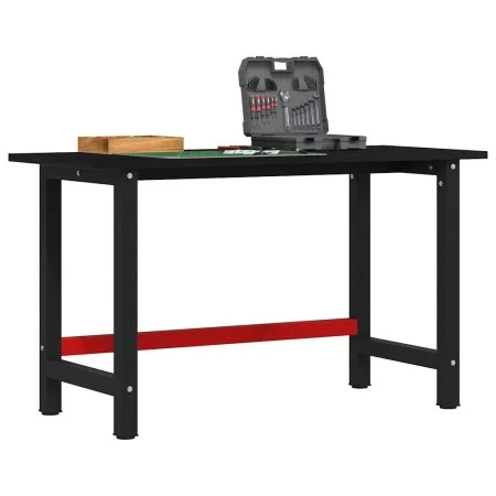 Banco de trabajo madera de roble marrón oscuro 140x60x81,5 cm by , Work tables - Ref: Foro24-3309677, Price: 189,62 €, Discou...