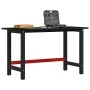 Banco de trabajo madera de roble marrón oscuro 140x60x81,5 cm by , Work tables - Ref: Foro24-3309677, Price: 189,62 €, Discou...