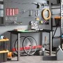 Banco de trabajo madera de roble marrón oscuro 140x60x81,5 cm by , Work tables - Ref: Foro24-3309677, Price: 189,62 €, Discou...