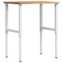 Banco de trabajo madera roble marrón claro 80x60x(71,5-98) cm de , Mesas de trabajo - Ref: Foro24-3309718, Precio: 114,68 €, ...