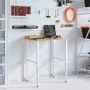 Banco de trabajo madera roble marrón claro 80x60x(71,5-98) cm de , Mesas de trabajo - Ref: Foro24-3309718, Precio: 113,24 €, ...
