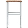 Banco de trabajo madera roble marrón claro 80x60x(71,5-98) cm de , Mesas de trabajo - Ref: Foro24-3309718, Precio: 114,68 €, ...
