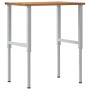 Banco de trabajo madera roble marrón claro 80x60x(71,5-98) cm de , Mesas de trabajo - Ref: Foro24-3309718, Precio: 114,68 €, ...
