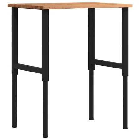 Banco de trabajo madera roble marrón claro 80x60x(71,5-98) cm by , Work tables - Ref: Foro24-3309696, Price: 111,47 €, Discou...