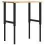 Banco de trabajo madera maciza de roble 80x60x(71,5-98) cm by , Work tables - Ref: Foro24-3309694, Price: 114,12 €, Discount: %