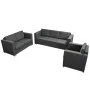 Conjunto de sofás 3 unidades tela gris oscuro de , Sofás - Ref: Foro24-274215, Precio: 1,00 €, Descuento: %