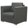 Conjunto de sofás 3 unidades tela gris oscuro de , Sofás - Ref: Foro24-274215, Precio: 1,00 €, Descuento: %