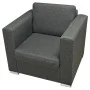 Conjunto de sofás 3 unidades tela gris oscuro de , Sofás - Ref: Foro24-274215, Precio: 1,00 €, Descuento: %