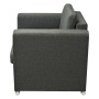Conjunto de sofás 3 unidades tela gris oscuro de , Sofás - Ref: Foro24-274215, Precio: 1,00 €, Descuento: %