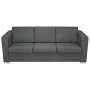 Conjunto de sofás 3 unidades tela gris oscuro de , Sofás - Ref: Foro24-274215, Precio: 1,00 €, Descuento: %