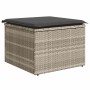 Set de sofás de jardín 7 pzas con cojines ratán PE gris claro de , Conjuntos de jardín - Ref: Foro24-3326193, Precio: 510,34 ...