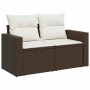 Set de sofás de jardín 10 pzas y cojines ratán sintético marrón de , Conjuntos de jardín - Ref: Foro24-3326384, Precio: 731,9...