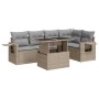 Juego de sofás jardín con cojines 6 pzas ratán sintético beige de , Conjuntos de jardín - Ref: Foro24-3326480, Precio: 479,92...
