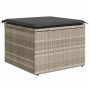 Set de sofás de jardín 7 pzas con cojines ratán PE gris claro de , Conjuntos de jardín - Ref: Foro24-3326513, Precio: 505,14 ...