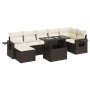 Set sofás de jardín 8 piezas y cojines ratán sintético marrón de , Conjuntos de jardín - Ref: Foro24-3326524, Precio: 545,33 ...