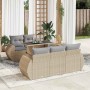 Juego de sofás jardín con cojines 6 pzas ratán sintético beige de , Conjuntos de jardín - Ref: Foro24-3326570, Precio: 510,33...