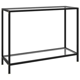 Transparenter Konsolentisch aus gehärtetem Glas, 100 x 35 x 75 cm von vidaXL, Seitentische - Ref: Foro24-322835, Preis: 71,80...