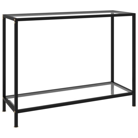 Mesa de consola transparente vidrio templado 100x35x75 cm de vidaXL, Mesas auxiliares - Ref: Foro24-322835, Precio: 72,81 €, ...