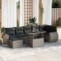 Set de sofás de jardín y cojines 8 piezas ratán sintético gris de , Conjuntos de jardín - Ref: Foro24-3326681, Precio: 564,48...