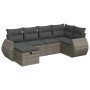 Set de muebles de jardín 6 pzas y cojines ratán sintético gris de , Conjuntos de jardín - Ref: Foro24-3325586, Precio: 425,10...