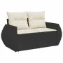 Set de sofás de jardín con cojines 9 pzas ratán sintético negro de , Conjuntos de jardín - Ref: Foro24-3325642, Precio: 540,5...