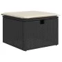 Set de sofás de jardín con cojines 9 pzas ratán sintético negro de , Conjuntos de jardín - Ref: Foro24-3325642, Precio: 540,5...