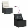 Set de sofás de jardín con cojines 9 pzas ratán sintético negro de , Conjuntos de jardín - Ref: Foro24-3325642, Precio: 540,5...