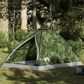 Tienda de campaña iglú para 2 personas impermeable camuflaje de , Tiendas de campaña - Ref: Foro24-4009635, Precio: 38,94 €, ...