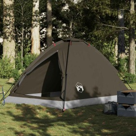 Tienda de campaña iglú para 4 personas impermeable marrón de , Tiendas de campaña - Ref: Foro24-4009637, Precio: 62,06 €, Des...