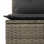 Set de muebles de jardín 6 pzas y cojines ratán sintético gris de , Conjuntos de jardín - Ref: Foro24-3326993, Precio: 459,09...