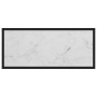 Mesa consola vidrio templado blanco 80x35x75 cm de vidaXL, Mesas auxiliares - Ref: Foro24-322809, Precio: 53,52 €, Descuento: %