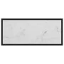 White tempered glass console table 80x35x75 cm by vidaXL, Side tables - Ref: Foro24-322809, Price: 52,73 €, Discount: %