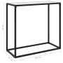 Mesa consola vidrio templado blanco 80x35x75 cm de vidaXL, Mesas auxiliares - Ref: Foro24-322809, Precio: 53,52 €, Descuento: %