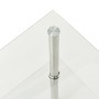 Mesa auxiliar de ordenador vidrio transparente 38x38x50 cm de vidaXL, Mesas auxiliares - Ref: Foro24-322793, Precio: 33,03 €,...