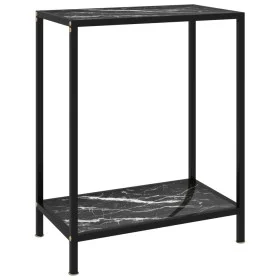 Konsolentisch aus schwarzem Hartglas, 60 x 35 x 75 cm von vidaXL, Seitentische - Ref: Foro24-322830, Preis: 60,42 €, Rabatt: %