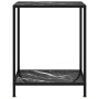 Mesa de consola negro vidrio templado 60x35x75 cm de vidaXL, Mesas auxiliares - Ref: Foro24-322830, Precio: 61,59 €, Descuent...