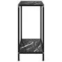 Konsolentisch aus schwarzem Hartglas, 60 x 35 x 75 cm von vidaXL, Seitentische - Ref: Foro24-322830, Preis: 60,42 €, Rabatt: %