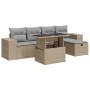 Juego de sofás jardín con cojines 6 pzas ratán sintético beige de , Conjuntos de jardín - Ref: Foro24-3327929, Precio: 451,92...
