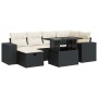 Set de sofás de jardín y cojines 8 piezas ratán sintético negro de , Conjuntos de jardín - Ref: Foro24-3327936, Precio: 489,2...