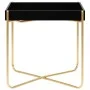 Black and gold MDF side table 38x38x38.5 cm by vidaXL, Side tables - Ref: Foro24-322799, Price: 32,88 €, Discount: %