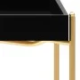 Mesa auxiliar negra y dorada MDF 38x38x38,5 cm de vidaXL, Mesas auxiliares - Ref: Foro24-322799, Precio: 32,88 €, Descuento: %