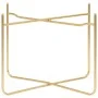 Black and gold MDF side table 38x38x38.5 cm by vidaXL, Side tables - Ref: Foro24-322799, Price: 32,88 €, Discount: %