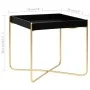 Black and gold MDF side table 38x38x38.5 cm by vidaXL, Side tables - Ref: Foro24-322799, Price: 32,88 €, Discount: %