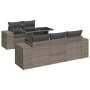 Set de muebles de jardín 6 pzas y cojines ratán sintético gris de , Conjuntos de jardín - Ref: Foro24-3326731, Precio: 481,88...