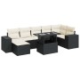 Set de sofás de jardín y cojines 8 piezas ratán sintético negro de , Conjuntos de jardín - Ref: Foro24-3326837, Precio: 528,9...