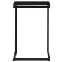 Black tempered glass side table 40x40x60 cm by vidaXL, Side tables - Ref: Foro24-322784, Price: 44,47 €, Discount: %