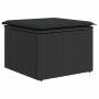 Set de sofás de jardín 7 pzas con cojines ratán sintético negro de , Conjuntos de jardín - Ref: Foro24-3327394, Precio: 513,4...