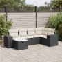 Set de sofás de jardín 6 piezas y cojines ratán sintético negro de , Conjuntos de jardín - Ref: Foro24-3325682, Precio: 393,3...