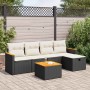 Set de sofás de jardín 6 piezas y cojines ratán sintético negro de , Conjuntos de jardín - Ref: Foro24-3325906, Precio: 337,6...