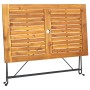 Mesa plegable de jardín de madera maciza de acacia 120x70x74 cm de vidaXL, Mesas de jardín - Ref: Foro24-313159, Precio: 144,...